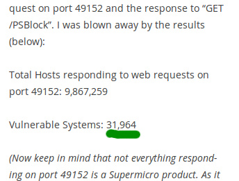 超过32000台SuperMicro服务器受到密码泄露漏洞影响