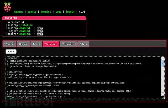 无线安全审计工具——FruityWifi v1.6
